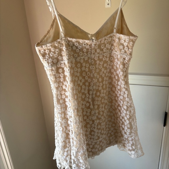 Lulus white lace floral dress - Picture 3 of 4